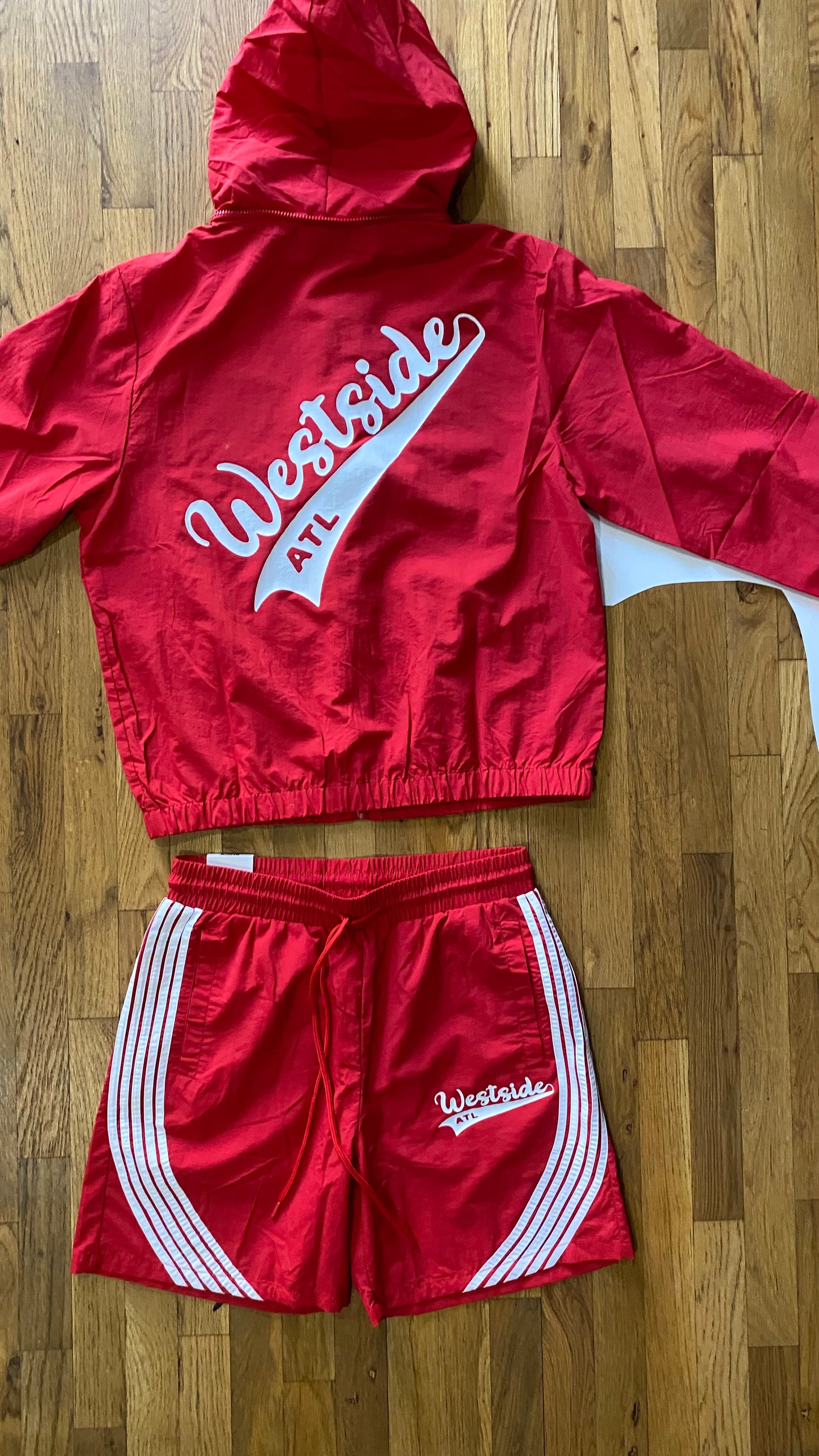 Bankhead Windbreaker Short Set w Hoodie