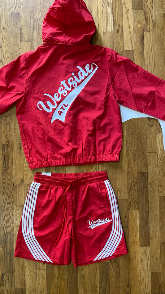 Bankhead Windbreaker Short Set w Hoodie