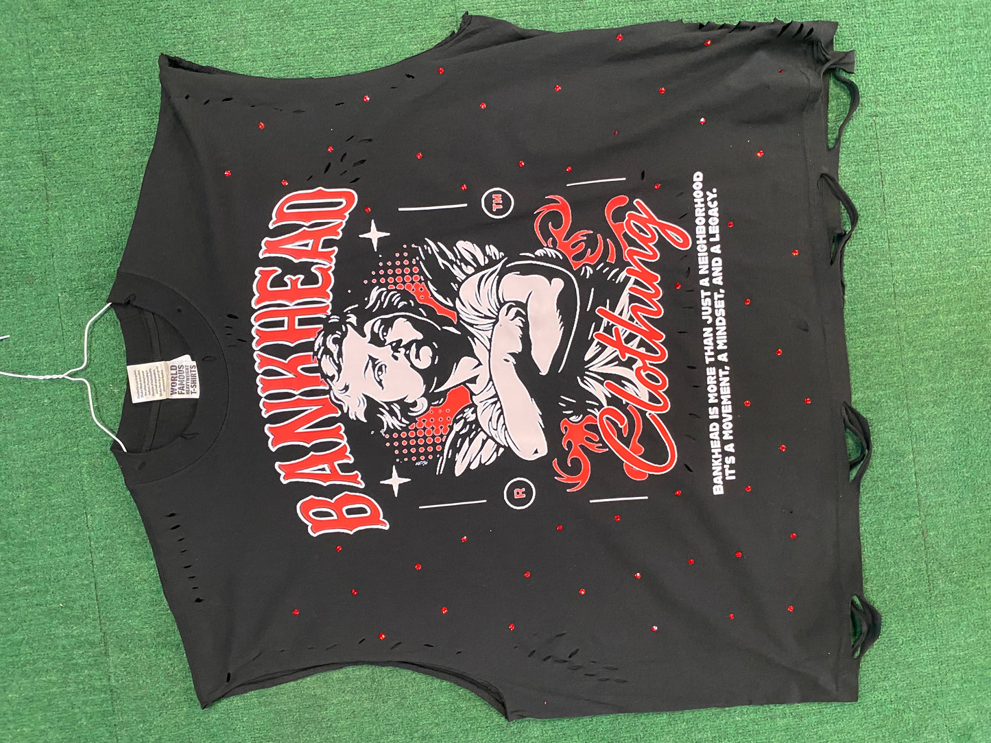 Distress Sleeveless Shirt