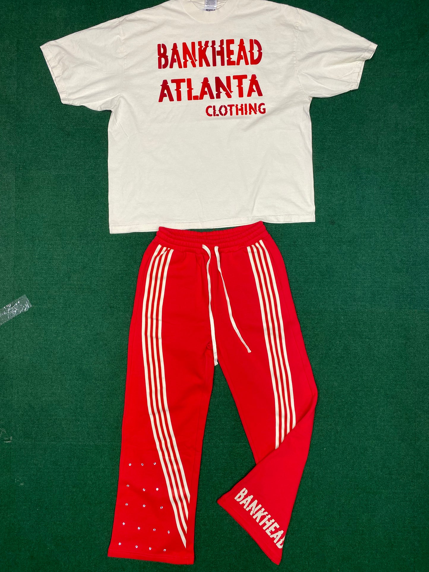 Short Sleeve / Oversized Flared Sweats Set