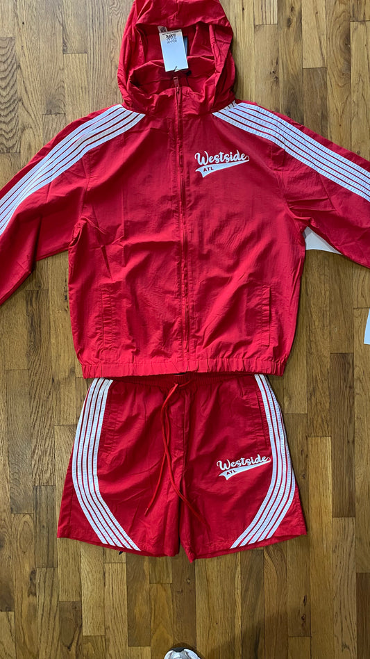 Bankhead Windbreaker Short Set w Hoodie