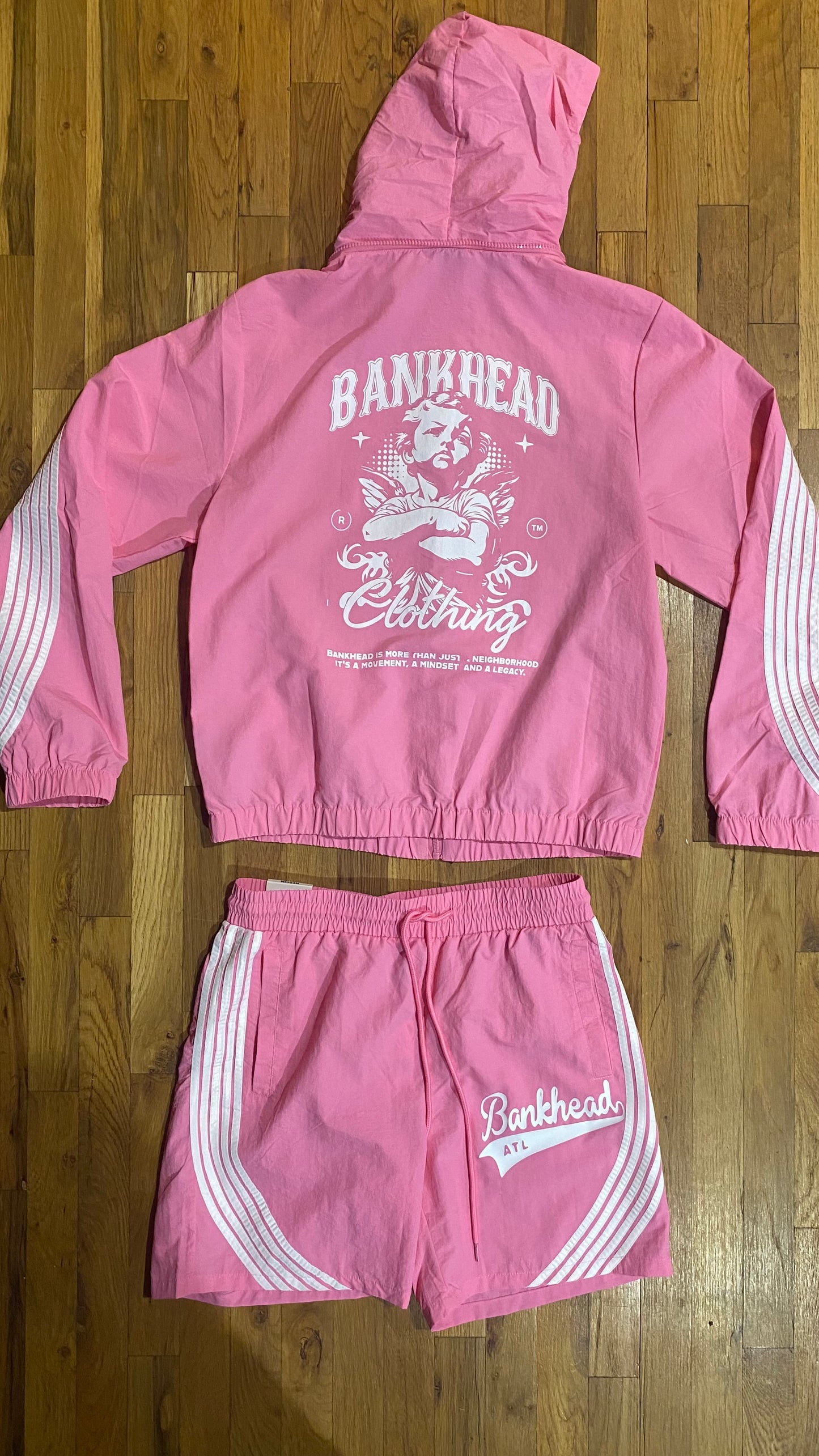 Bankhead Windbreaker Short Set w/ Hoodie