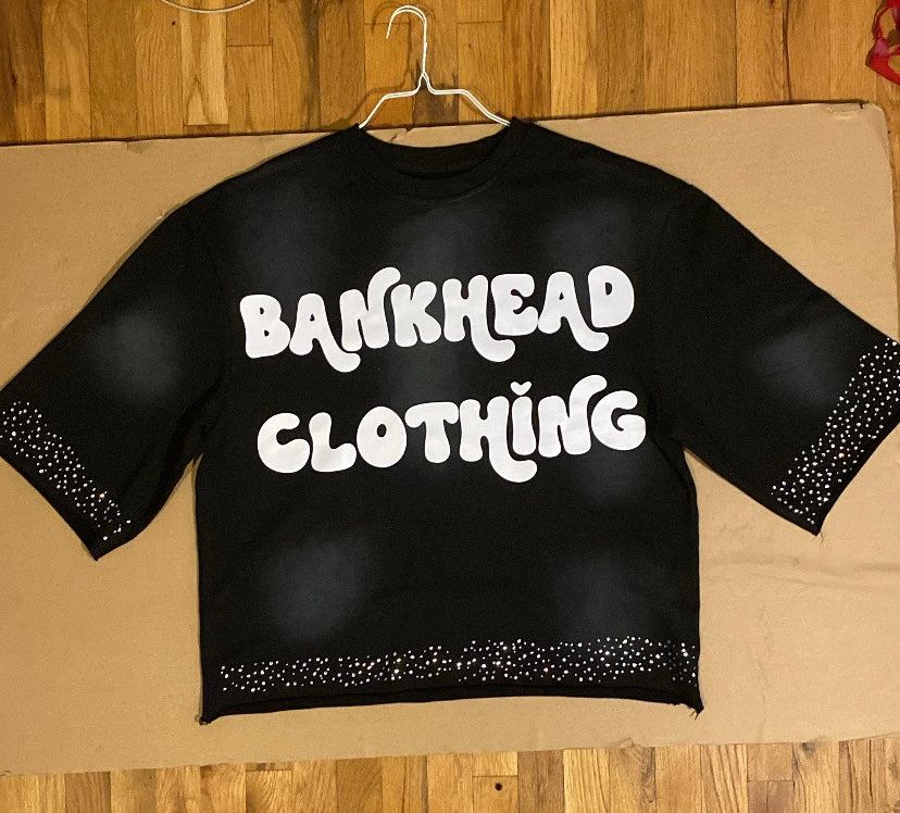 Oversized Cropped Sweatshirt