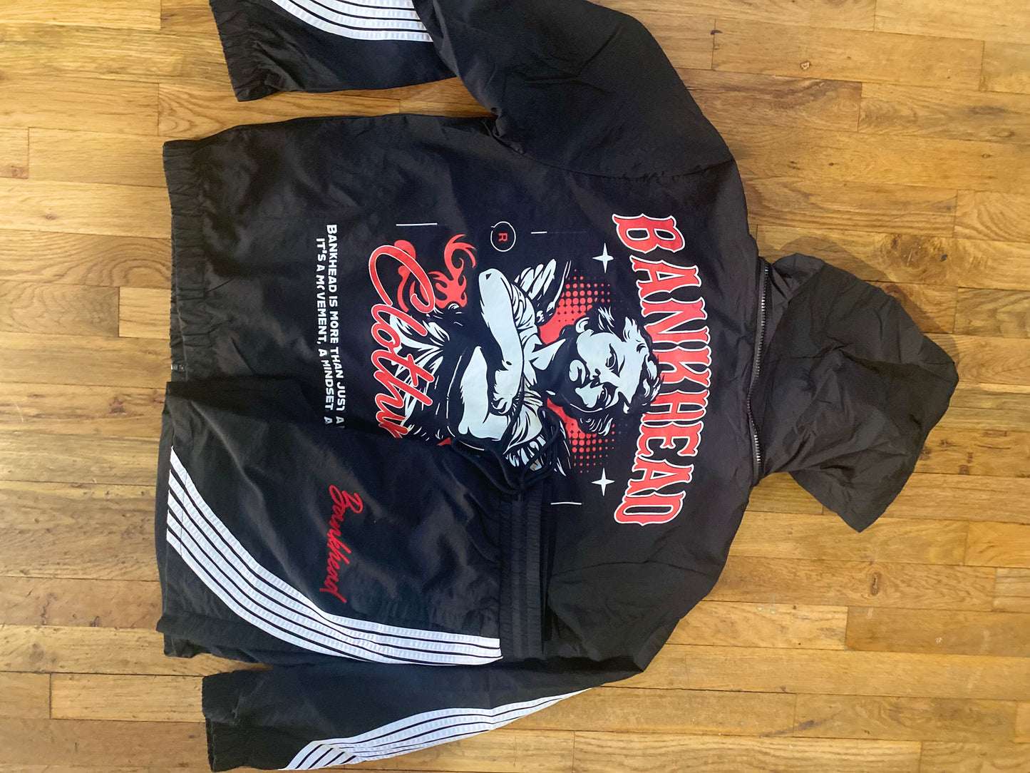 Bankhead Windbreaker Short Set w/ Hoodie